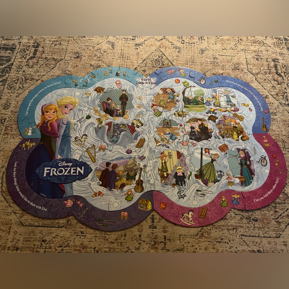 5/$15 Frozen Look & Find Puzzle